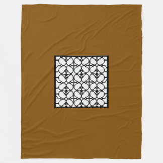 Chocolate Fashion Large Fleece Blanket