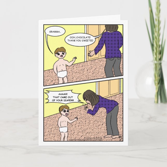 Chocolate for gramma card (Front)