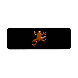 Chocolate Frog Return Address Label