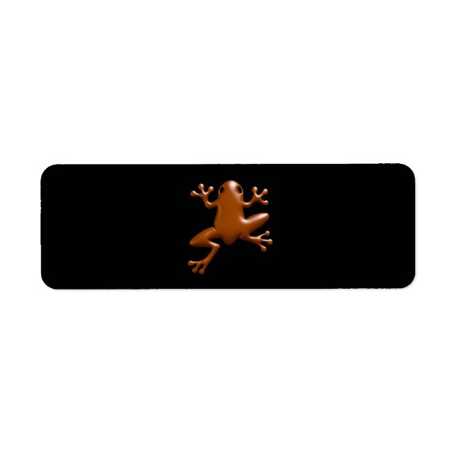 Chocolate Frog Return Address Label (Front)