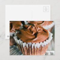Chocolate Frosted Cupcakes Food Photography
