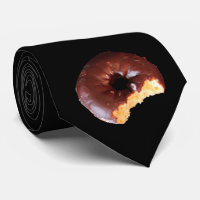 Chocolate Frosted Yellow Cake Doughnut with Bite O