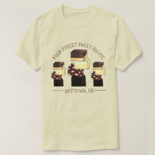 Chocolate Fudge Confection Candy Sweet Shop Shoppe T-Shirt
