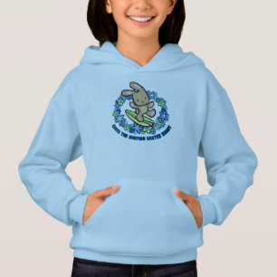 Chocolate Hawaiian Surfing Easter Bunny Cartoon Tu
