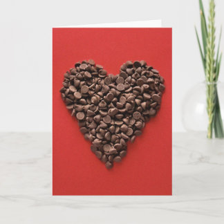 Chocolate Heart Valentine's Day Card
