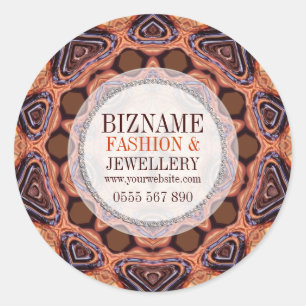 Chocolate Hearts Business Product Sticker