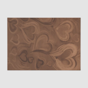 Chocolate Hearts Tissue Paper
