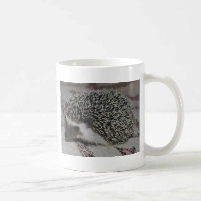 chocolate hedgehog baby coffee mug (Right)