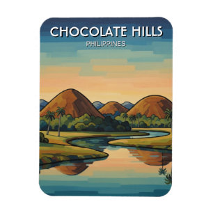 Chocolate Hills Bohol Philippines Travel Magnet