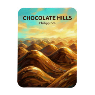 Chocolate Hills Philippines Magnet