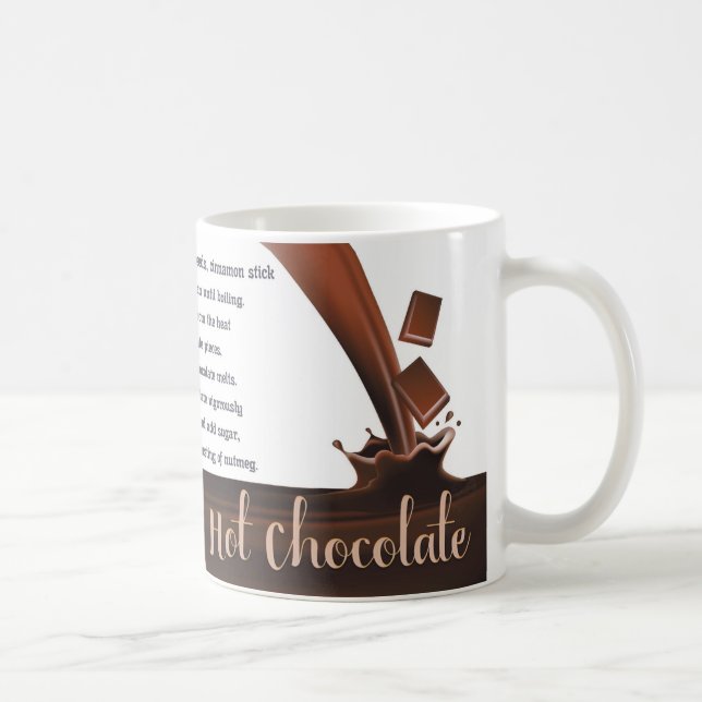 Chocolate, Hot Chocolate, Hot Chocolate Gift mug (Right)