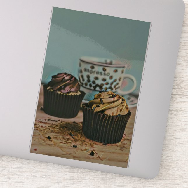 Chocolate ice cream (Detail)