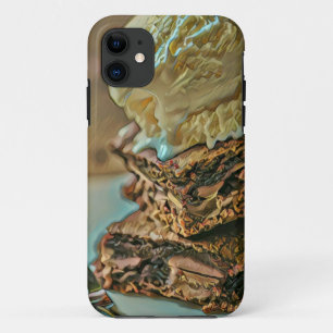 Chocolate ice cream cake iPhone 11 case