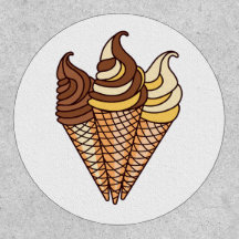 chocolate ice cream cones