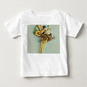 Chocolate ice cream lover gift baby T-Shirt