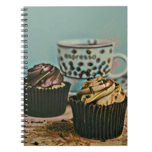 Chocolate ice cream notebook (Front)