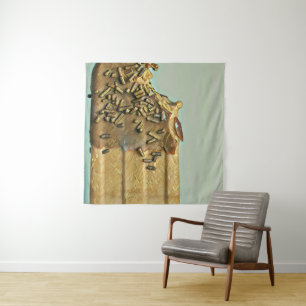 Chocolate ice cream popsicle tapestry