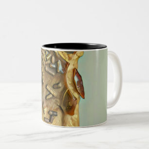 Chocolate ice cream popsicle Two-Tone coffee mug