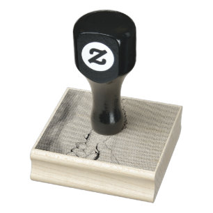 Chocolate ice cream rubber stamp