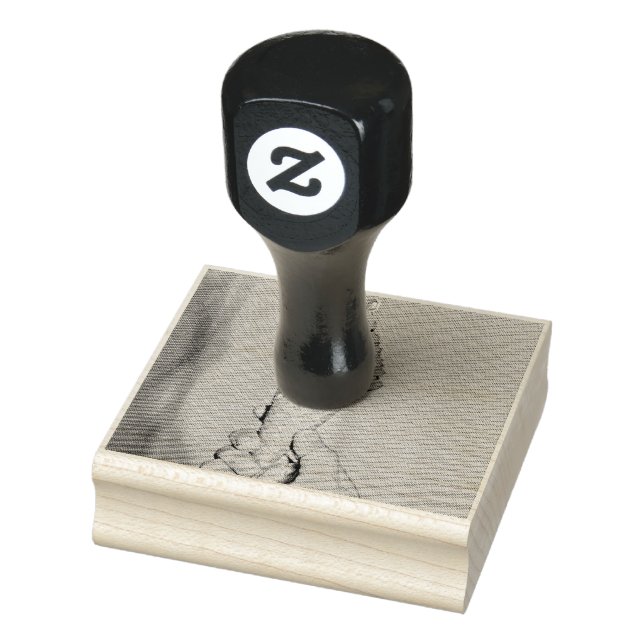 Chocolate ice cream rubber stamp (Stamp)