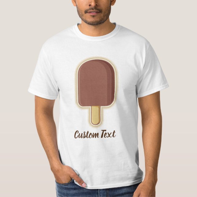 Chocolate Ice Cream Stick T-Shirt (Front)