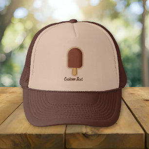 Chocolate Ice Cream Stick Trucker Hat