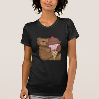 Chocolate Ice Cream Teddy T-Shirt