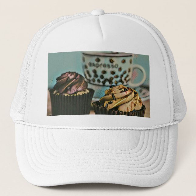 Chocolate ice cream trucker hat (Front)