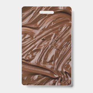 CHOCOLATE ID BADGE