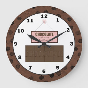 Chocolate Is The Answer what is the ? Wall clock