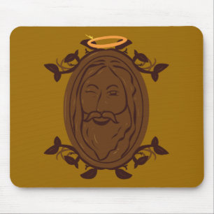 Chocolate Jesus Mouse Pad