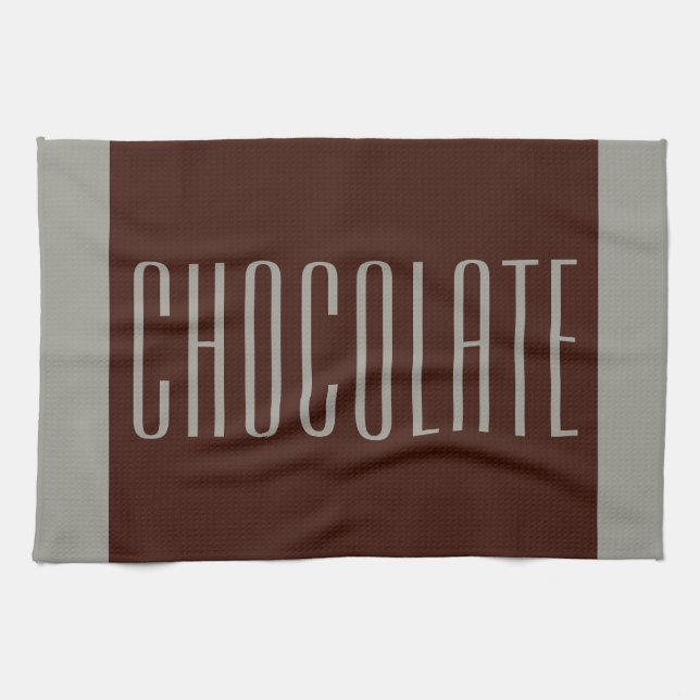 Chocolate Kitchen Towel  (Horizontal)