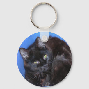 CHOCOLATE KITTY KEY RING