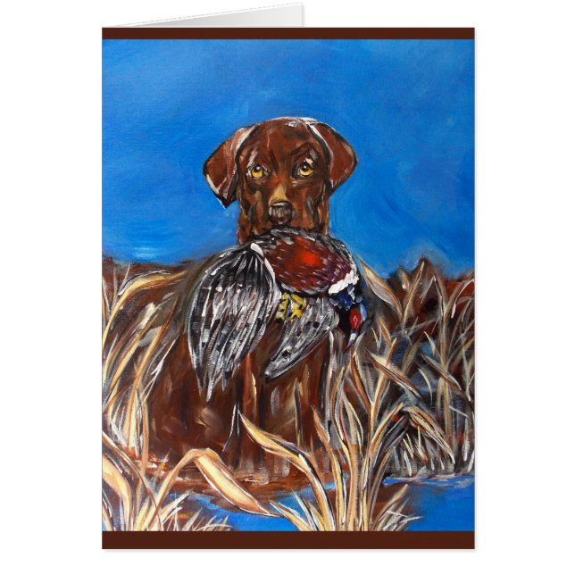 CHOCOLATE LAB (Front)