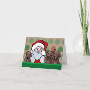 Chocolate Lab Christmas Cards