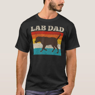 Chocolate Lab Dad Labrador Retriever T-Shirt