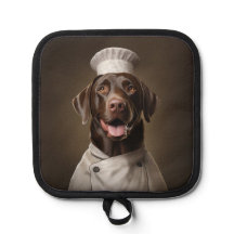 Chocolate Lab Dog Chef
