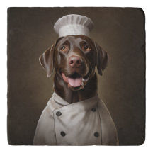 Chocolate Lab Dog Chef