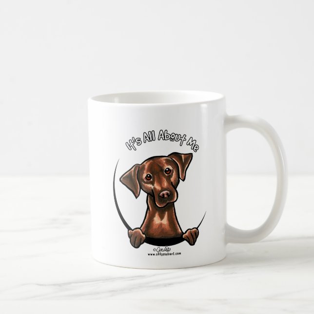 Chocolate Lab Its All About Me Coffee Mug (Right)