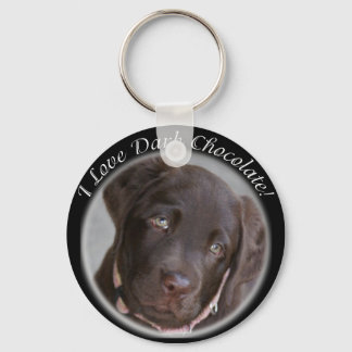 Chocolate Lab Key Chain