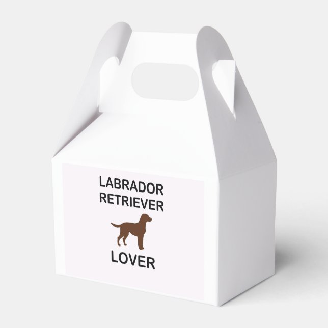 chocolate lab lover favour box (Back Side)