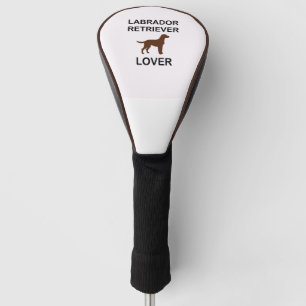 chocolate lab lover golf head cover