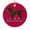 Chocolate Lab Merry Christmas Design