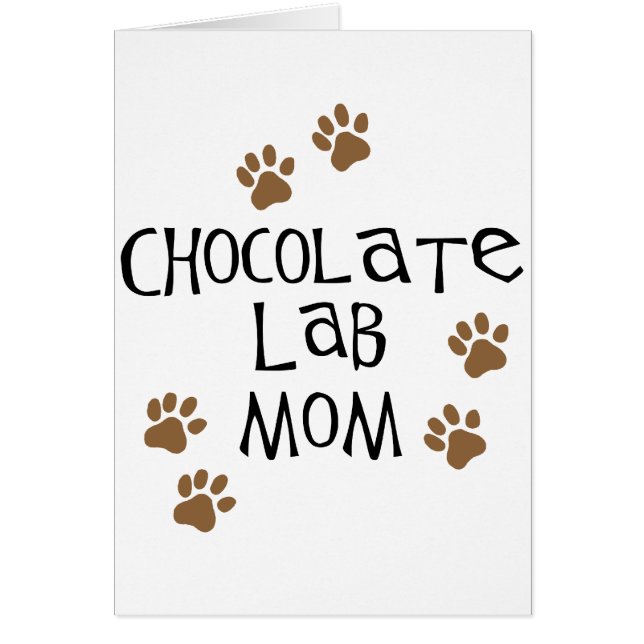 Chocolate Lab Mum (Front)