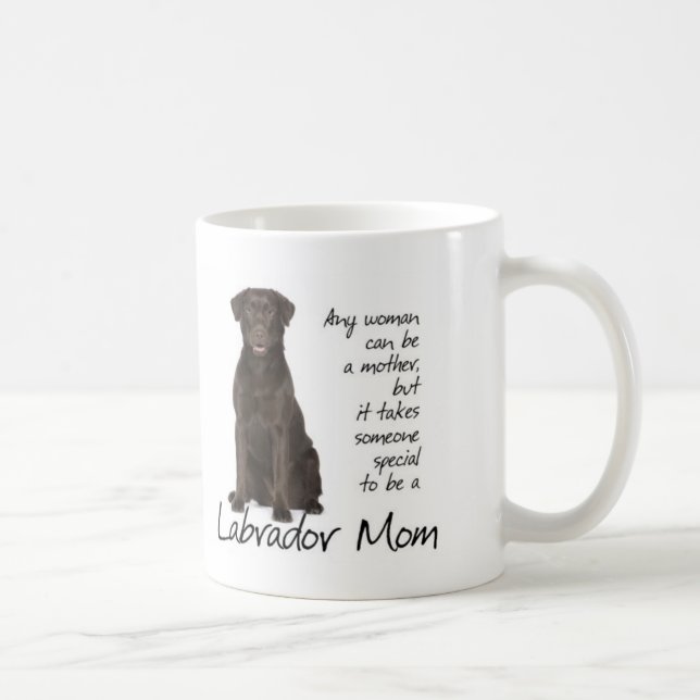 Chocolate Lab Mum Coffee Mug (Right)