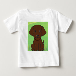 chocolate lab new cartoon second baby T-Shirt