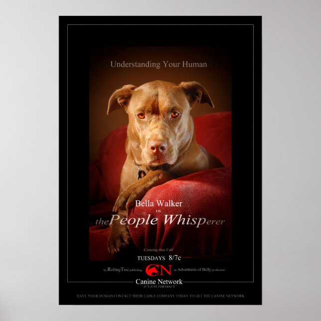 Chocolate Lab Pit Mix Dog Movie Poster (Front)
