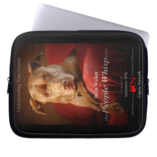 Chocolate Lab Pit Mix Dog Movie Poster Laptop Sleeve