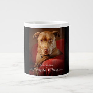 Chocolate Lab Pit Mix Dog Movie Poster Large Coffee Mug