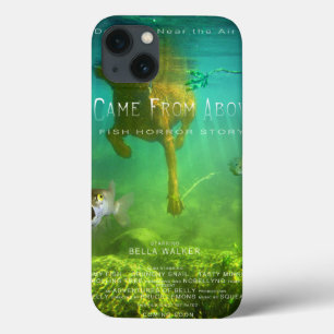 Chocolate Lab Pit Mix Dog Swimming Movie Poster iPhone 13 Case